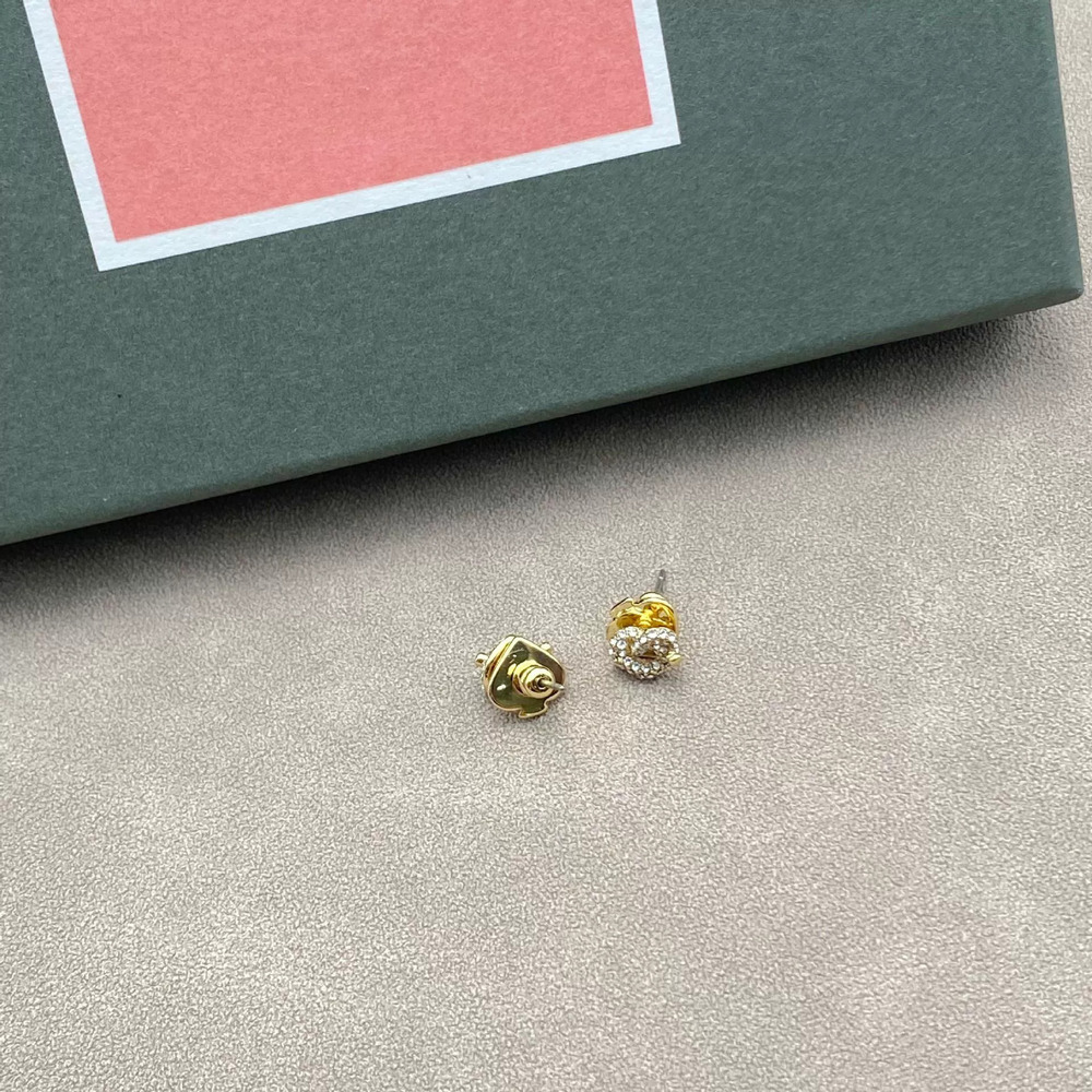 kate spade Full Diamond Knot Heart Petite Stud Earrings - Picture 4 of 6